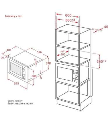 Built-in microwave oven Kluge