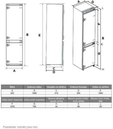 Integreeritav külmik De Dietrich DRC9455EN