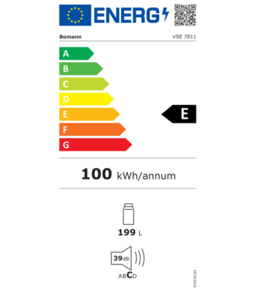 Integreeritav külmik Bomann VSE7811