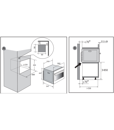 Integreeritav mikrolaineahi De Dietrich DKE4535B