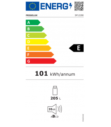 Integreeritav jahekülmik Frigelux SP122BI