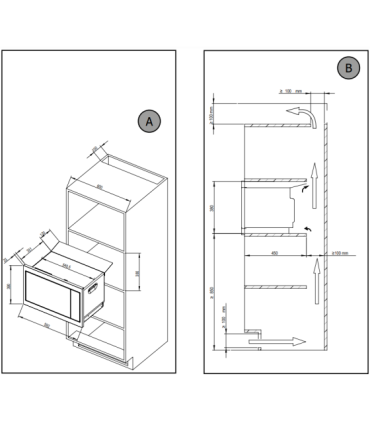 Integreeritav mikrolaineahi De Dietrich DME4310B