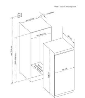 Integreeritav külmik Kluge KC2193J