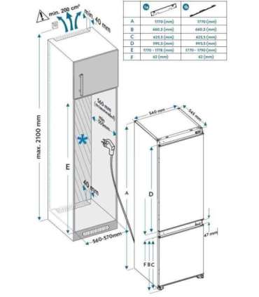 Built-in fridge Kluge