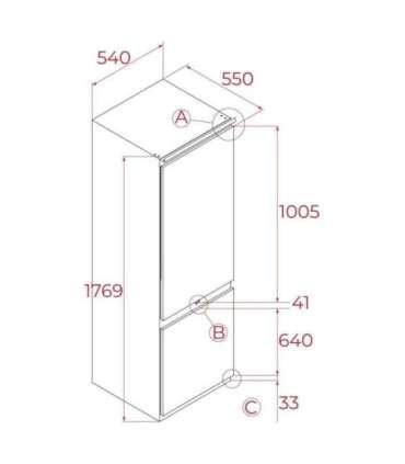 Integreeritav külmik Teka RBF 73380 FI