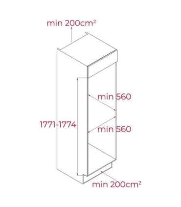 Integreeritav külmik Teka RBF 73380 FI