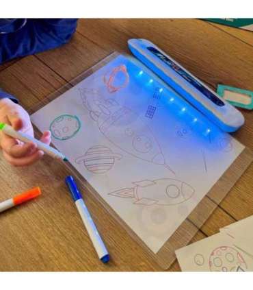 WOOPIE Magnetyczna Tablica 3D Podświetlenie LED do Rysowania