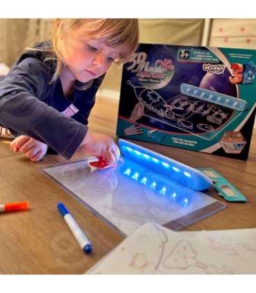 WOOPIE Magnetyczna Tablica 3D Podświetlenie LED do Rysowania