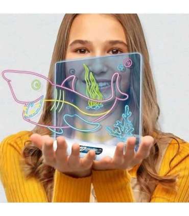 WOOPIE Magnetyczna Tablica 3D Podświetlenie LED do Rysowania