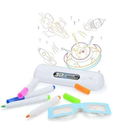 WOOPIE Magnetyczna Tablica 3D Podświetlenie LED do Rysowania