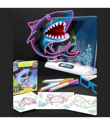 WOOPIE Magnetyczna Tablica 3D Podświetlenie LED do Rysowania