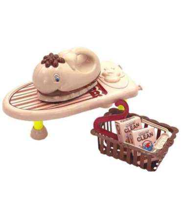 WOOPIE Zestaw do Prasowania 2w1 Deska Żelazko z Muzyką 7 el.