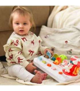 WOOPIE BABY Wyskakujące Zwierzątka Pop Up Karuzela Zabawka Interaktywna