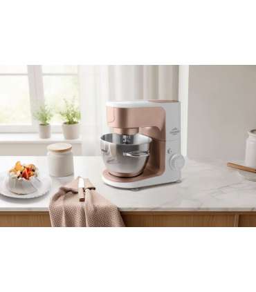 ETA Kitchen machine Gratussino III Elements 302390210 1200 W Number of speeds 8 Bowl capacity 4.5 L White/Rose