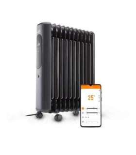 ETA Oil Radiator Heater Sole Smart 262590000 Oil Radiator 2500 W Number of power levels 3 Black