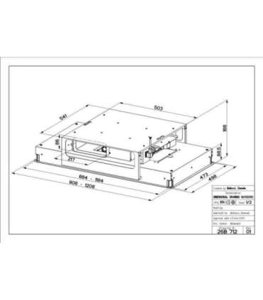 Hood Faber HIGH-LIGHT WH matt 1200
