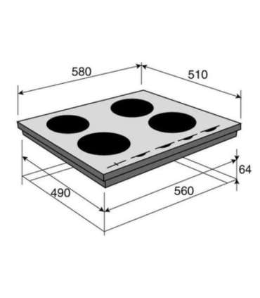 Gaasi-induktsioonplaat Brandt BPI6414BM