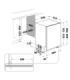 Built in dishwasher Whirlpool