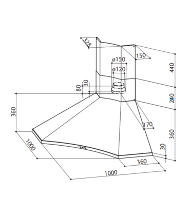HOOD SOLARIS EG6 LED X A100