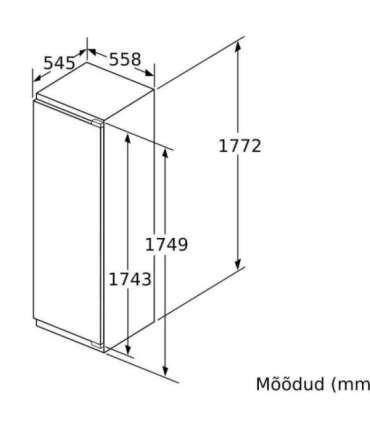 Integreeritav sügavkülmik Bosch GIN81VEE0