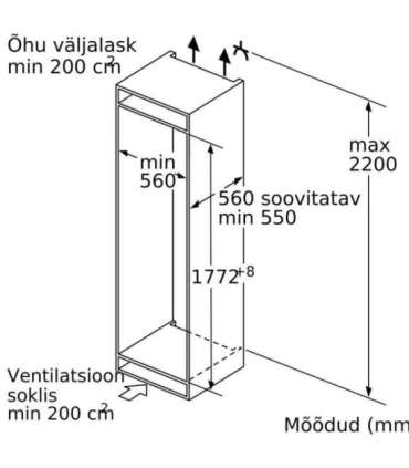 Integreeritav sügavkülmik Bosch GIN81VEE0