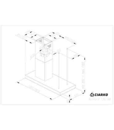Õhupuhastaja Ciarko Design Minimal 2 180 cm