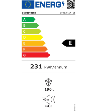 Integreeritav sügavkülmik De Dietrich DFU1781EN
