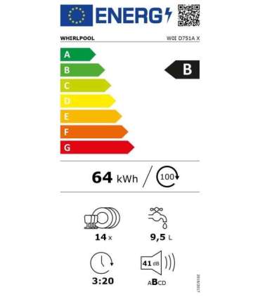 Built-in dishwasher Whirlpool