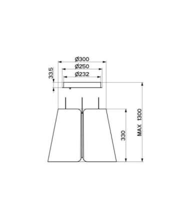 Cooker hood Faber Beat WH matt