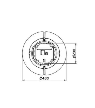 Cooker hood Faber Beat BK matt