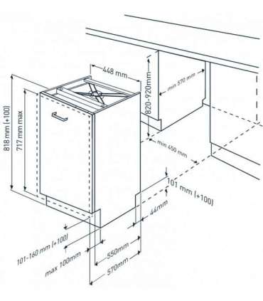 Built-in dishwasher Beko
