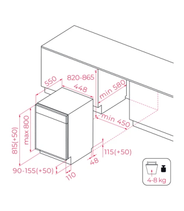 Built-in dishwasher Teka