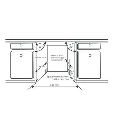Built-in dishwasher De Dietrich