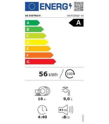 Built-in dishwasher De Dietrich