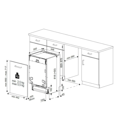 Integreeritav nõudepesumasin Beko BDIS38042Q