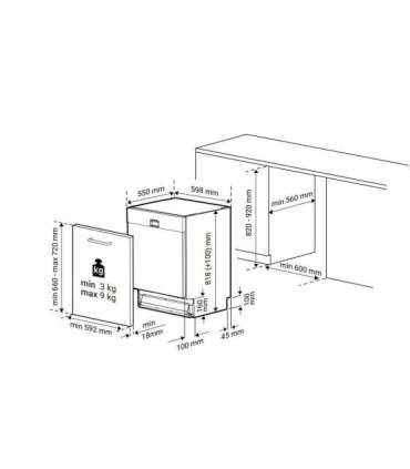 Integreeritav nõudepesumasin Beko BDIN25323