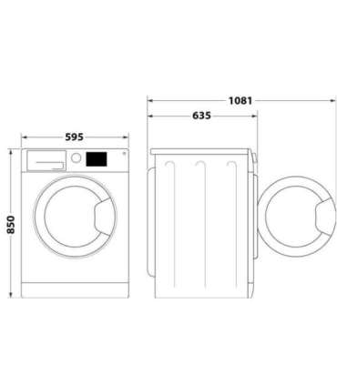 Eestlaetav pesumasin Whirlpool FFD 11489 BV EE
