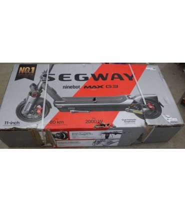 SALE OUT. Ninebot by Segway eKickScooter MAX G3 E Segway MAX G3 E eKickScooter 2000 W Up to 25 km/h 11 " |