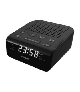 Clock radio Sencor, black