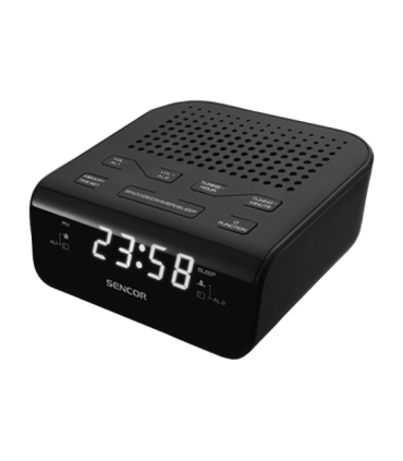 Clock radio Sencor, black