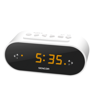 Radio alarm clock Sencor, white