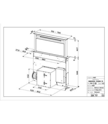 Cooker hood Faber Fabula Plus 60 cm black