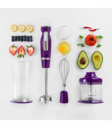 Hand blender + accesories Sencor, violet