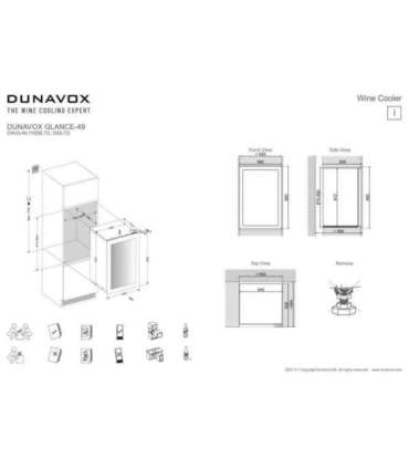 Wine cooler Dunavox