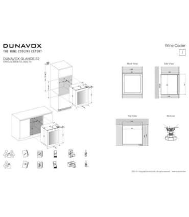 Wine cooler Dunavox