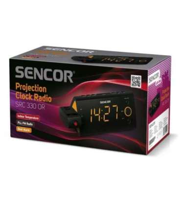 Kellraadio Sencor SRC330OR, must/oranž