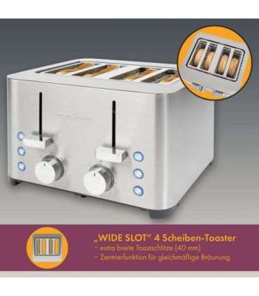 Toaster ProfiCook, stainless steel