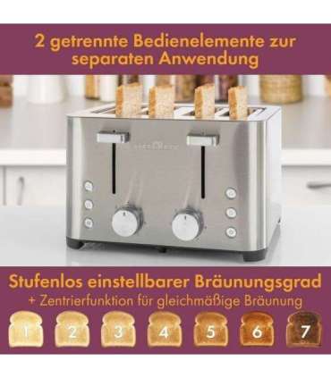 Toaster ProfiCook, stainless steel