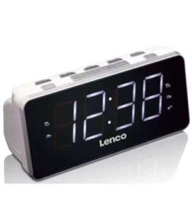 Kellraadio Lenco CR18, valge