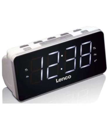 Kellraadio Lenco CR18, valge